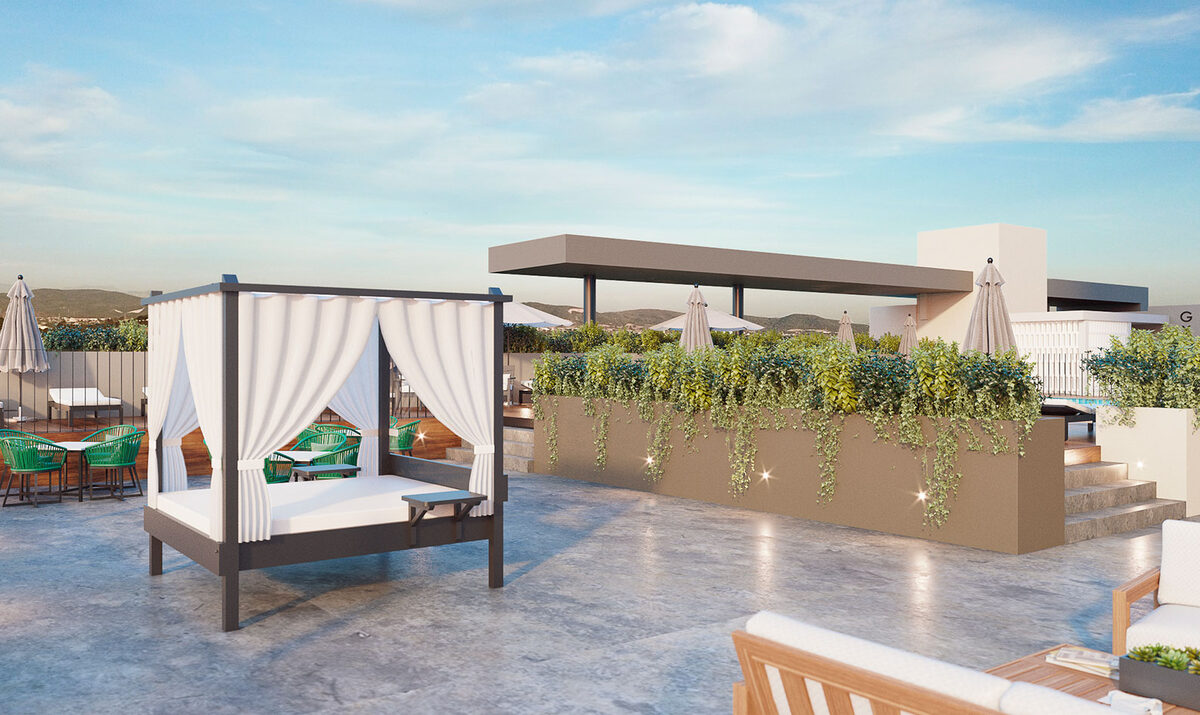 Roof garden Alba